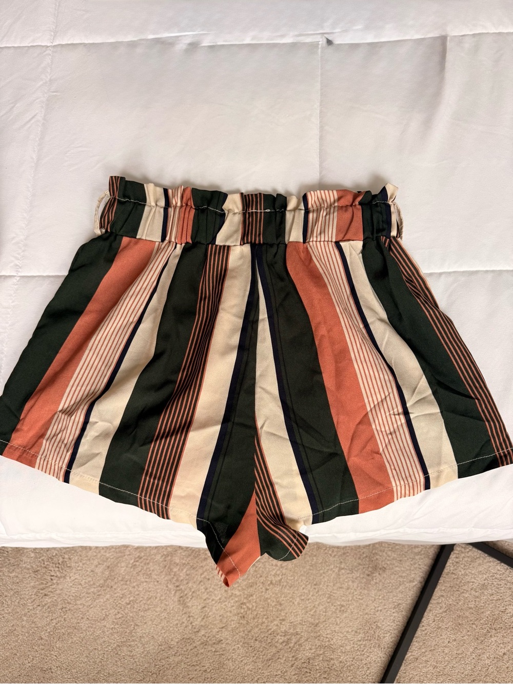Striped  Waist Women's Shorts